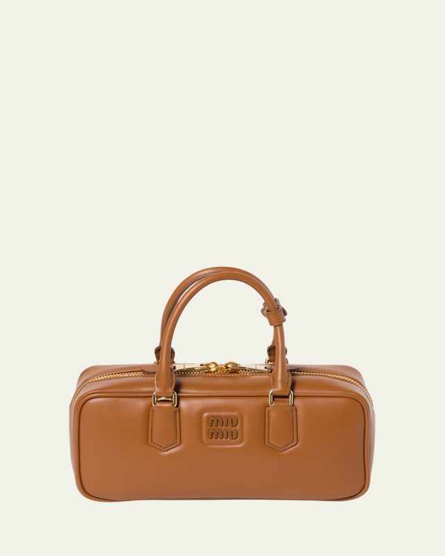 Arcadie Large Leather Top-Handle Bag